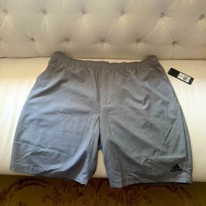 Gray Adidas golf shorts